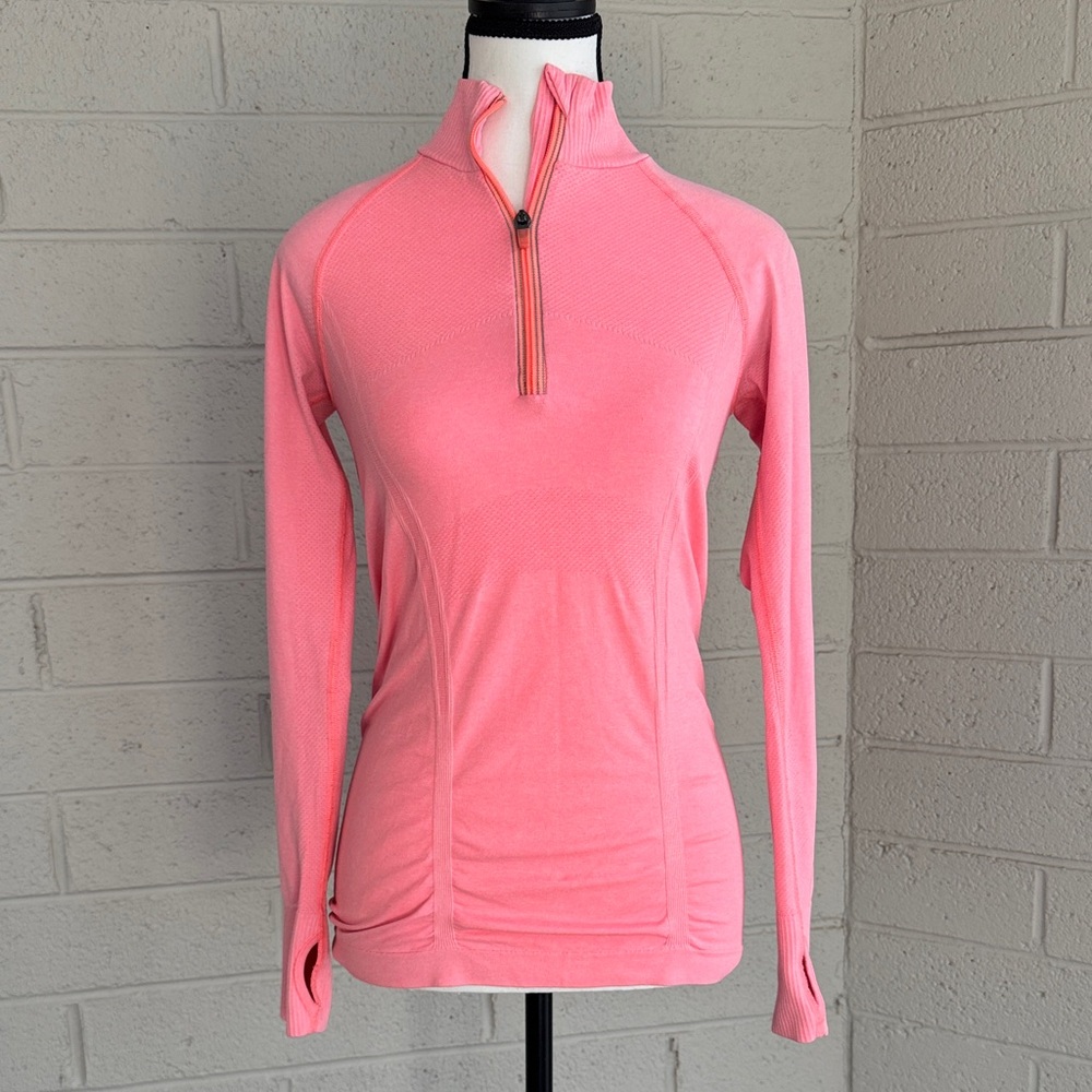 Athleta Lightweight Quater-Zip Long Sleeve Pull Over